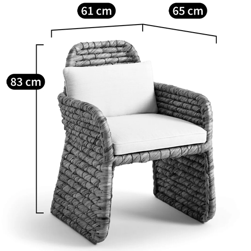 Плетеное кресло Madge Wicker Armchair Плетеное кресло Madge Wicker Armchair в Твери
