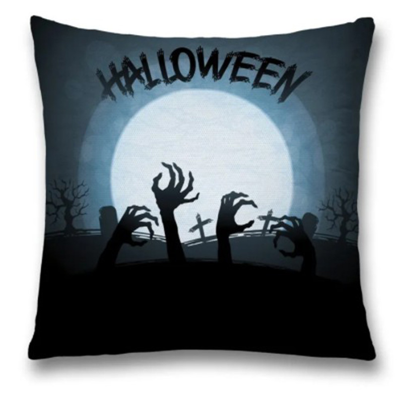 Подушка Halloween Zombie Синий Черный в Твери | Loft Concept 