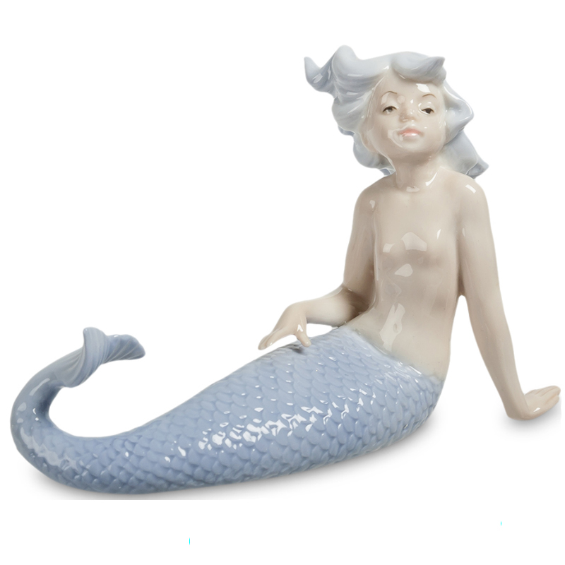 Статуэтка Mermaid Dreaming Бежевый Светло-голубой Статуэтка Mermaid Dreaming Бежевый Светло-голубой в Твери | Loft Concept