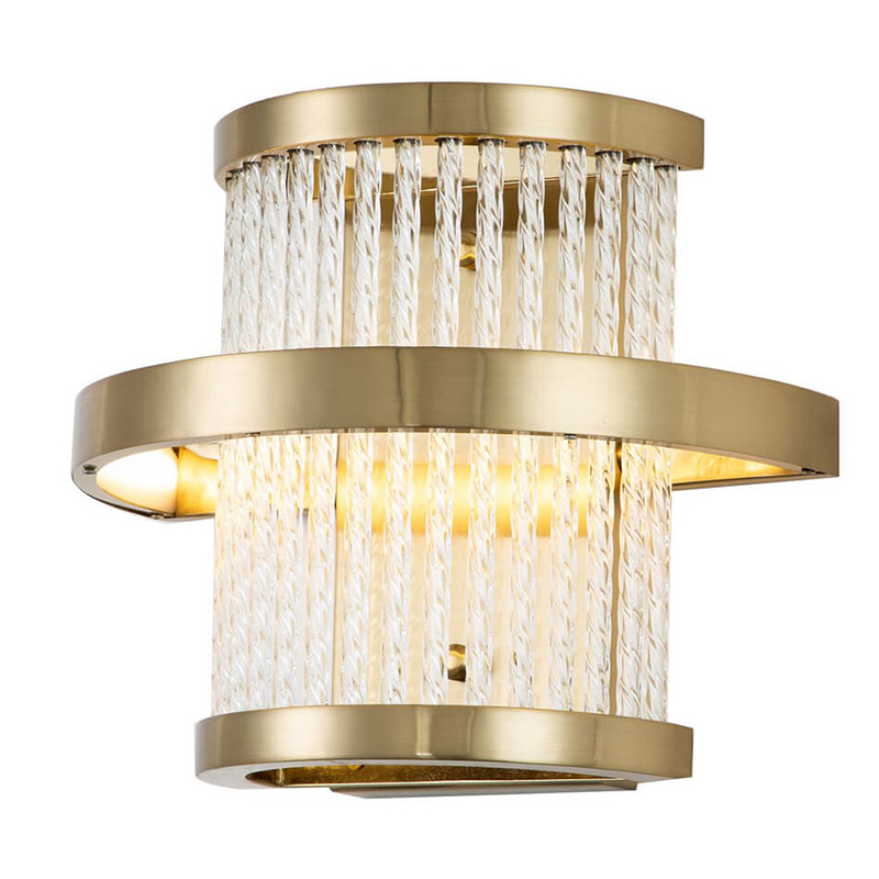 Бра Liadan Glass Tubes Wall Lamp Прозрачное Стекло Латунь Бра Liadan Glass Tubes Wall Lamp Прозрачное Стекло Латунь в Твери | Loft Concept