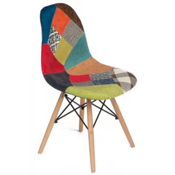 Стул DSW Patchwork II Мульти Древесина в Твери | Loft Concept 