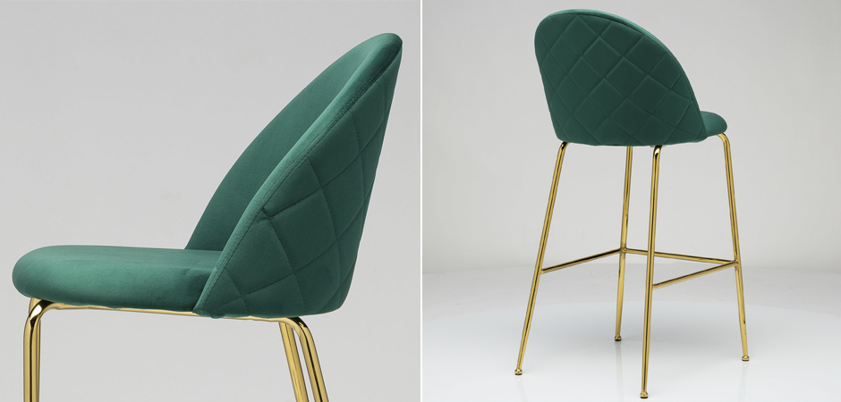 Барный стул Vendramin Bar Stool green Барный стул Vendramin Bar Stool green - Loft-Concept в Твери