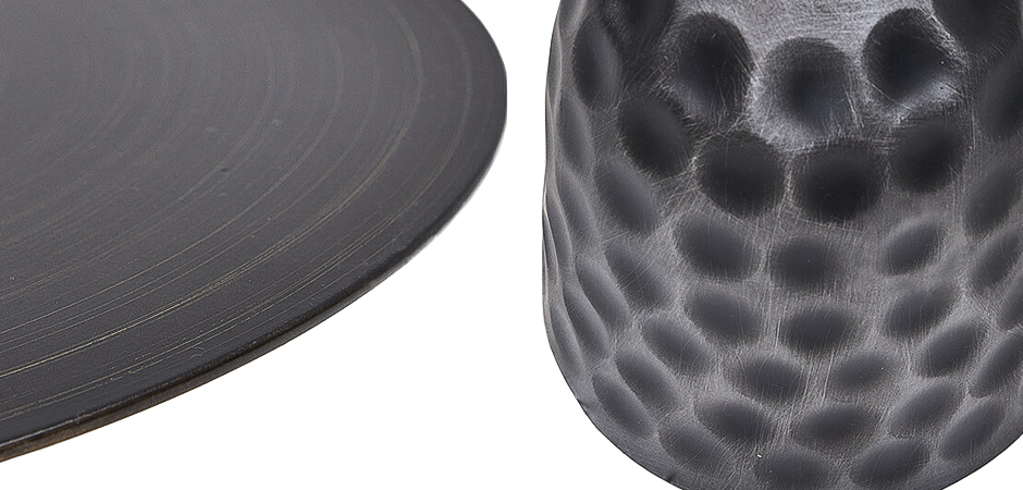 Приставной стол Cluster Surface Dark Nickel Side Table Приставной стол Cluster Surface Dark Nickel Side Table - Loft-Concept в Твери