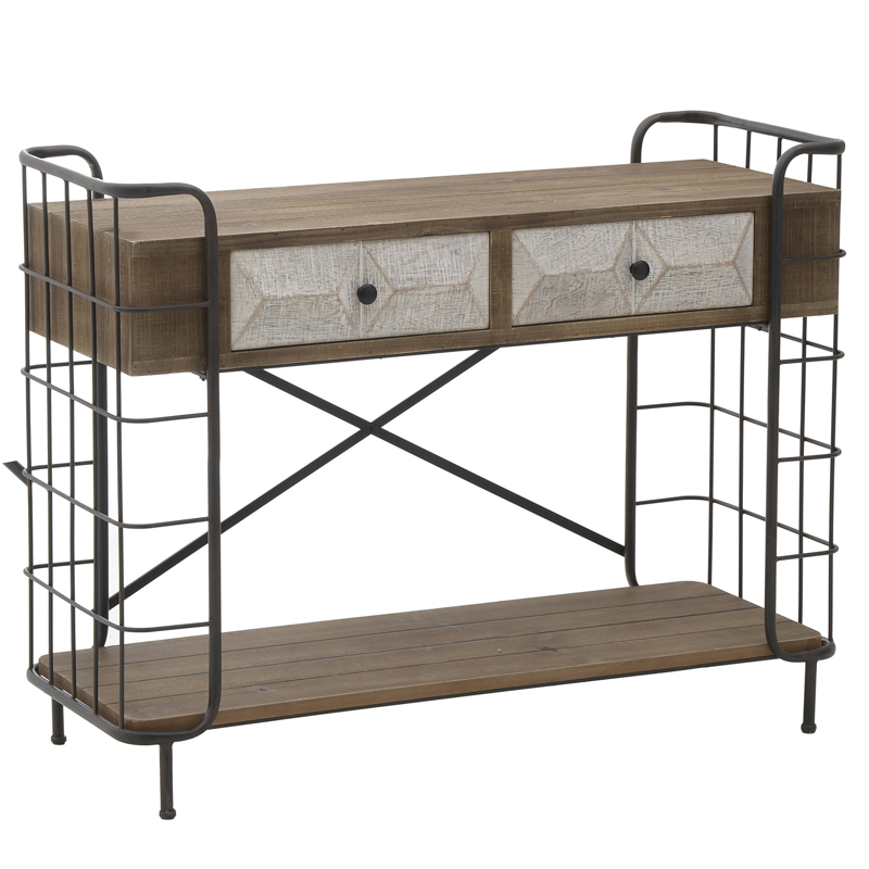 Консоль Dulce Loft Console Черный Коричневый Консоль Dulce Loft Console Черный Коричневый в Твери | Loft Concept