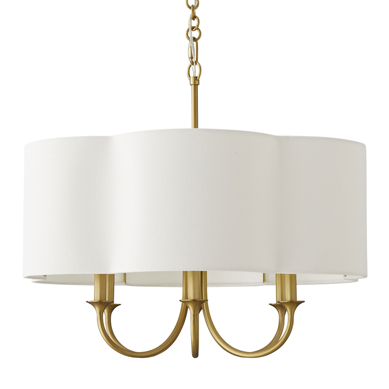 Люстра Vitorino Gold Chandelier Золотой Белый Люстра Vitorino Gold Chandelier Золотой Белый в Твери | Loft Concept