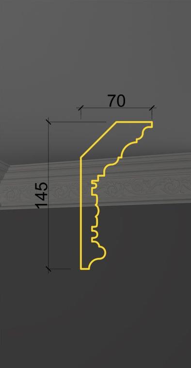 Карниз с орнаментом KO-06 в Твери
