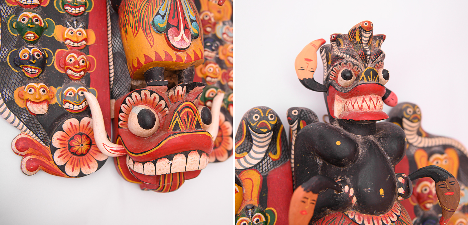 Маска "Sanniya" Medicine Demon Шри-Ланка - фото