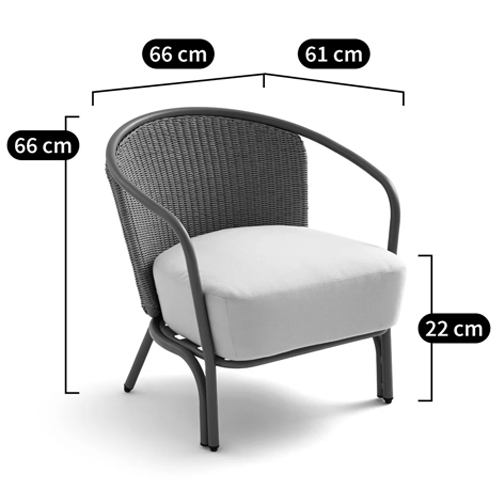 Садовое кресло с каркасом из стали Kenneth Chair Садовое кресло с каркасом из стали Kenneth Chair в Твери