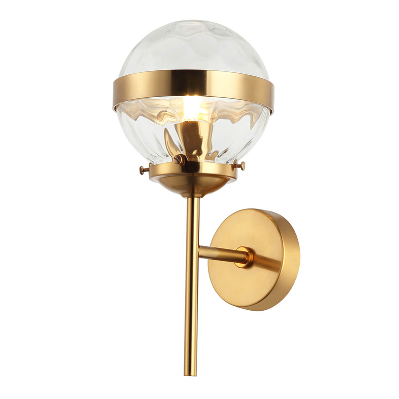 Бра Greyson Sconce Глянцевое золото Прозрачный Бра Greyson Sconce Глянцевое золото Прозрачный в Твери | Loft Concept