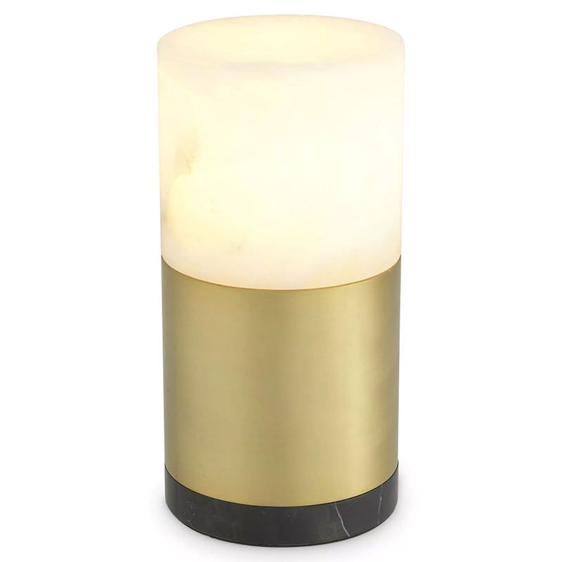 Настольная лампа Eichholtz Table Lamp McLean 15 cm Белый Мрамор Bianco Латунь Черный Мрамор Nero Настольная лампа Eichholtz Table Lamp McLean 15 cm Белый Мрамор Bianco Латунь Черный Мрамор Nero в Твери | Loft Concept