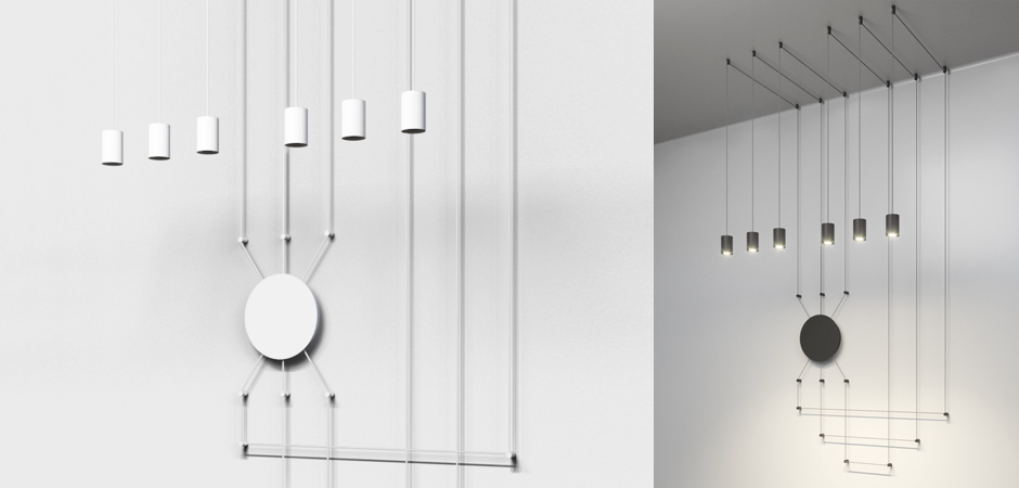Подвес Wireflow FreeForm LED White 6 патронов Подвес Wireflow FreeForm LED White 6 патронов - Loft-Concept в Твери