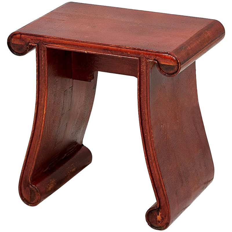 Табурет в китайском стиле Chinese Tabouret Red Красный Табурет в китайском стиле Chinese Tabouret Red Красный в Твери | Loft Concept