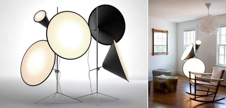 Торшер Tom Dixon Cone Gold Торшер Tom Dixon Cone Gold - Loft-Concept в Твери