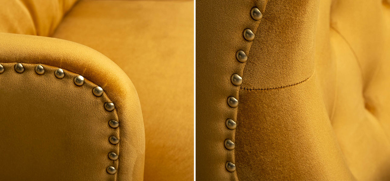 Кресло Firewall mustard - фото №2