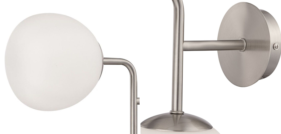 Бра Tiepolo Ball Sconces Double nickel Бра Tiepolo Ball Sconces Double nickel - Loft-Concept в Твери