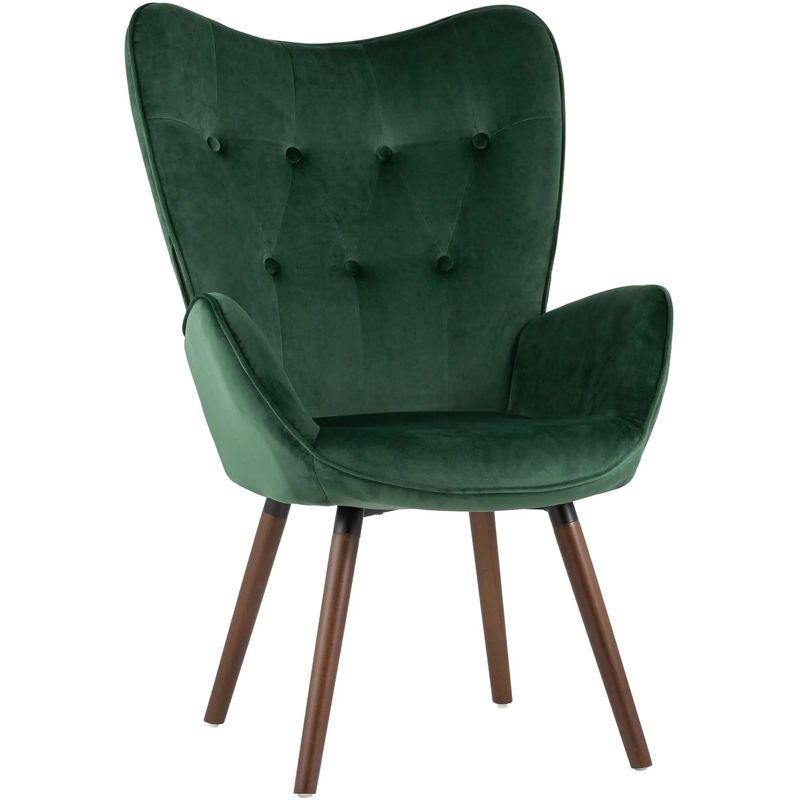 Полукресло Зеленый Велюр Grandee Chair Зеленый Коричневый Полукресло Зеленый Велюр Grandee Chair Зеленый Коричневый в Твери | Loft Concept