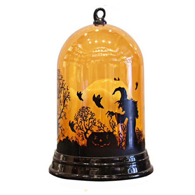 Фонарь Halloween Lantern Оранжевый Черный Фонарь Halloween Lantern Оранжевый Черный в Твери | Loft Concept