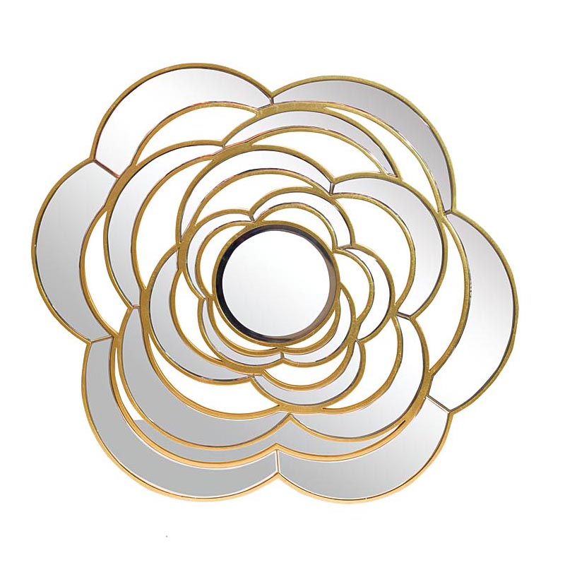 Зеркало Mirrored Flower Gold Золотой Зеркало Mirrored Flower Gold Золотой в Твери | Loft Concept