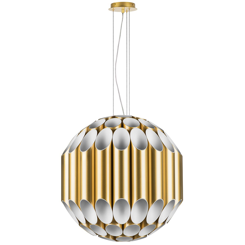 Люстра Garbi Gold Pipe Organ Chandelier 80 Золотой Белый Люстра Garbi Gold Pipe Organ Chandelier 80 Золотой Белый в Твери | Loft Concept