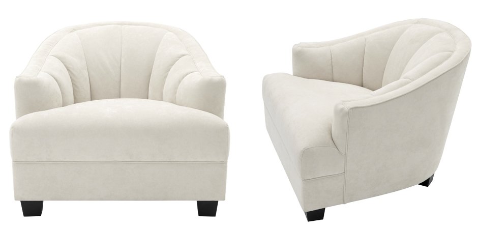 Кресло Eichholtz Chair Polaris Ecru Кресло Eichholtz Chair Polaris Ecru - Loft-Concept в Твери