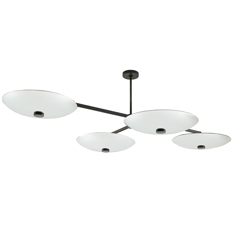 Люстра Arteriors RAMSEY CHANDELIER Черный Серый Серебряный в Твери | Loft Concept 