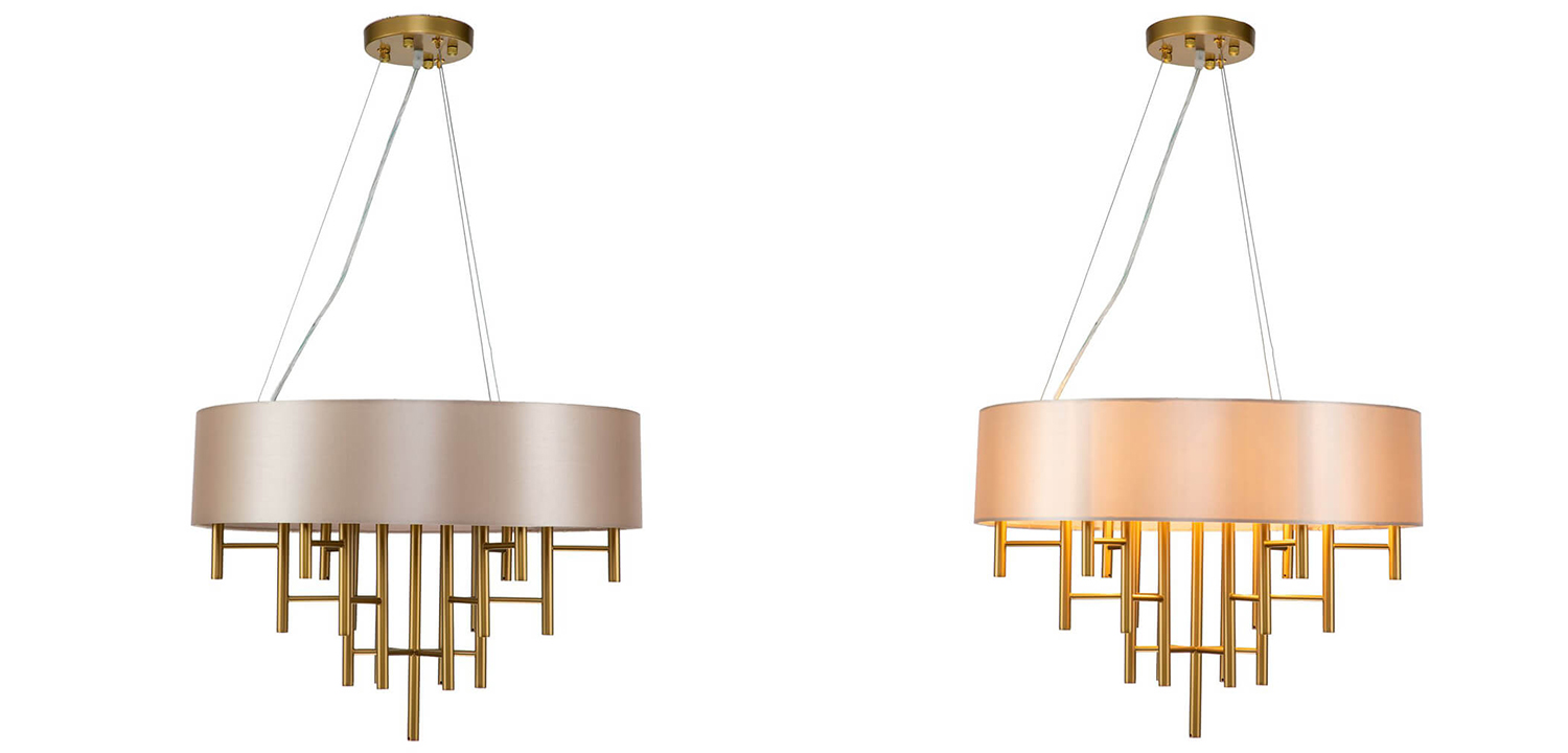 Люстра Oswell Lampshade Chandelier - фото №2