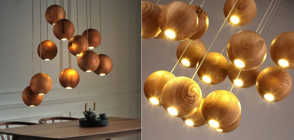 Подвесной светильник Lofter Wooden Sphere Подвесной светильник Lofter Wooden Sphere - Loft-Concept в Твери