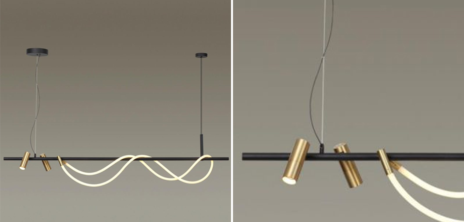 Подвесной Светильник LUKE LAMPCO TRACER LAMP Ширина 180 см Подвесной Светильник LUKE LAMPCO TRACER LAMP Ширина 180 см - Loft-Concept в Твери