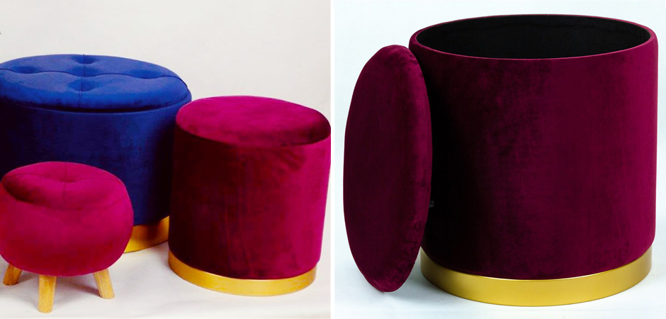 Пуф Fine Burgundy - Loft-Concept в Твери