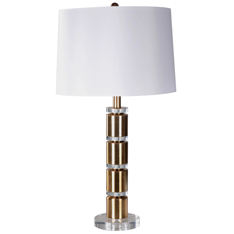 Настольная лампа Beatrix Lampshade Table Lamp Молочный Прозрачное Стекло Латунь Настольная лампа Beatrix Lampshade Table Lamp Молочный Прозрачное Стекло Латунь в Твери | Loft Concept