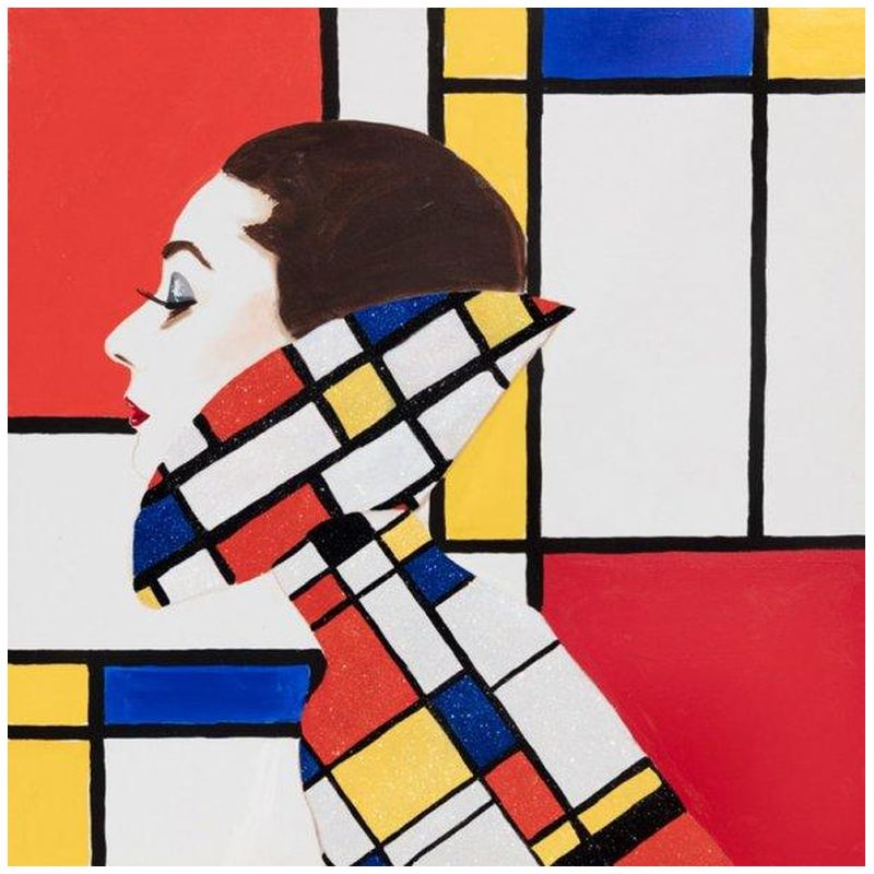 Картина She Dreamed of Mondrian Мульти Картина She Dreamed of Mondrian Мульти в Твери | Loft Concept