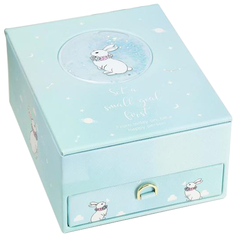 Шкатулка White Rabbits Box Бирюзовый Шкатулка White Rabbits Box Бирюзовый в Твери | Loft Concept