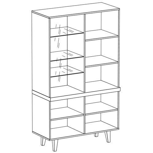 Шкаф-буфет Arden Mirror Cupboard Шкаф-буфет Arden Mirror Cupboard в Твери