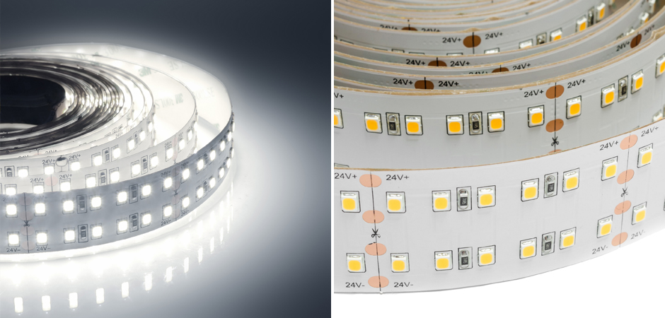 Светодиодная лента 38W/m 240 диодов/2м 2835SMD дневной белый 5M Светодиодная лента 38W/m 240 диодов/2м 2835SMD дневной белый 5M - Loft-Concept в Твери