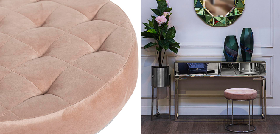 Пуф Rhombus Velours Pink Пуф Rhombus Velours Pink - Loft-Concept в Твери