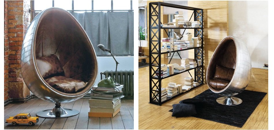 Кресло яйцо Aviator Egg Chair Кресло яйцо Aviator Egg Chair - Loft-Concept в Твери