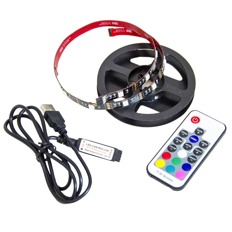 Комплект светодиодной ленты 7,2W/m 30LED/m 5050SMD разноцветная 0,5М Белый Комплект светодиодной ленты 7,2W/m 30LED/m 5050SMD разноцветная 0,5М Белый в Твери | Loft Concept