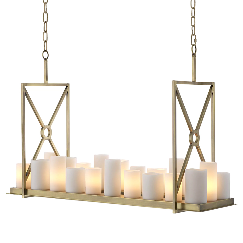 Люстра Eichholtz Chandelier Commodore Латунь Белый Прозрачное Стекло Люстра Eichholtz Chandelier Commodore Латунь Белый Прозрачное Стекло в Твери | Loft Concept