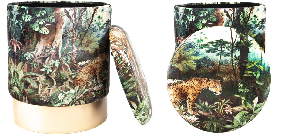 Пуф PUF Jungle Print lynx Пуф PUF Jungle Print lynx - Loft-Concept в Твери