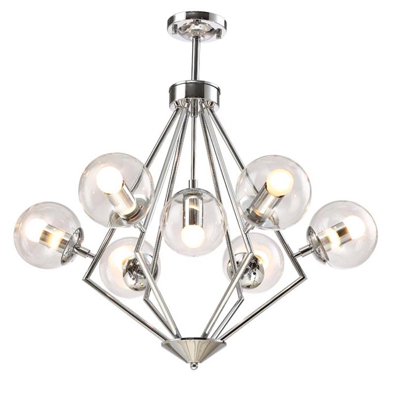 Люстра Liebaud Chandelier 7 lamp Хром Люстра Liebaud Chandelier 7 lamp Хром в Твери | Loft Concept
