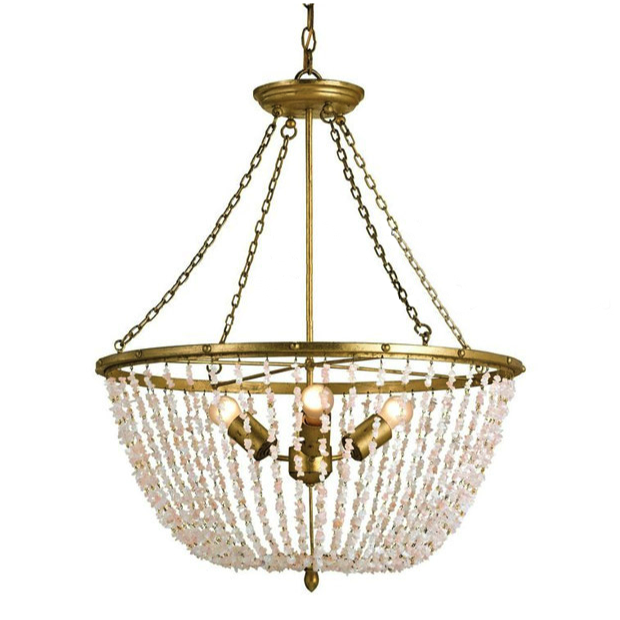 Люстра White Stone Chandelier Белый Люстра White Stone Chandelier Белый в Твери | Loft Concept