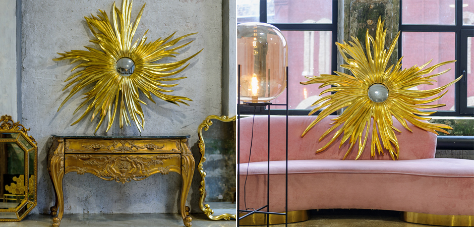 Зеркало Flower Sun Mirror Зеркало Flower Sun Mirror - Loft-Concept в Твери