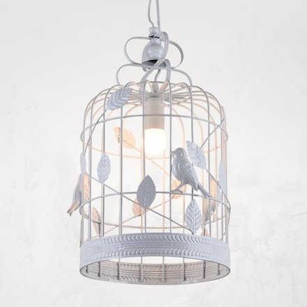 Подвесной светильник BIRDCAGE CHANDELIER Белый Подвесной светильник BIRDCAGE CHANDELIER Белый в Твери | Loft Concept