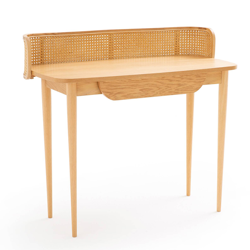 Рабочий стол Morten Wicker Table Светлый дуб Рабочий стол Morten Wicker Table Светлый дуб в Твери | Loft Concept