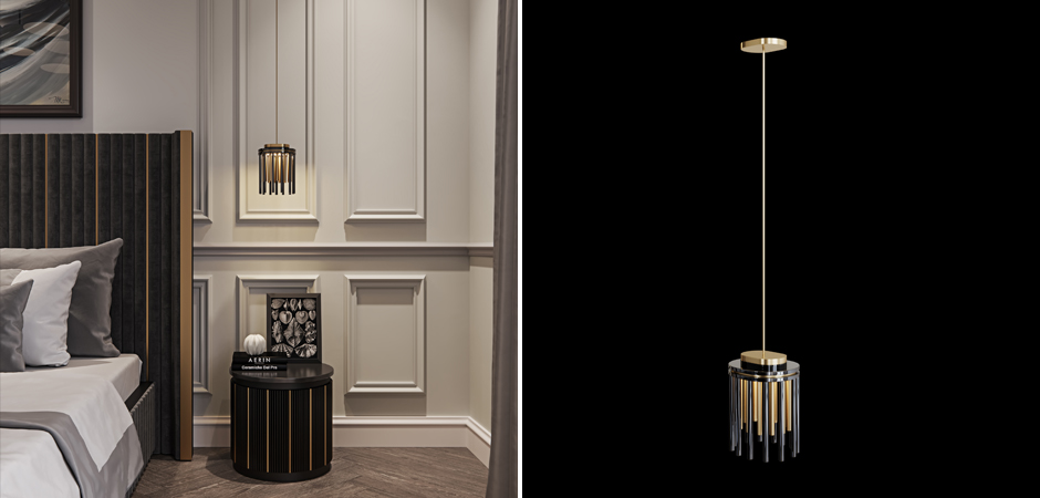 Подвесной светильник из латуни Coliseum Black Подвесной светильник из латуни Coliseum Black - Loft-Concept в Твери