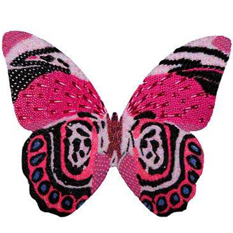 Картина "Pink and Black Mini Butterfly Cut Out" Мульти Картина "Pink and Black Mini Butterfly Cut Out" Мульти в Твери | Loft Concept