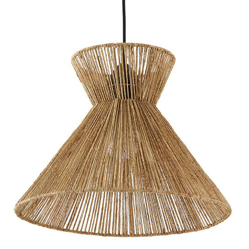 Подвесной светильник Signe Wicker Hemp Beige Horn Бежевый Подвесной светильник Signe Wicker Hemp Beige Horn Бежевый в Твери | Loft Concept