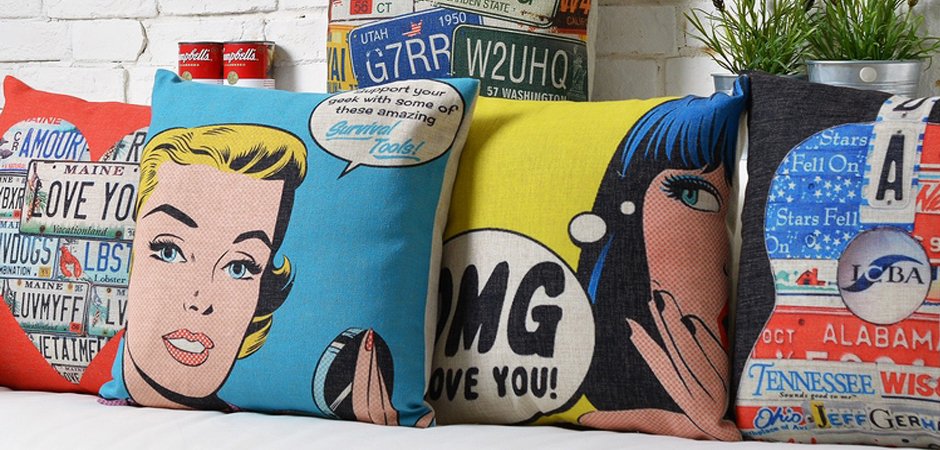 Декоративная подушка "i love you" Декоративная подушка "i love you" - Loft-Concept в Твери