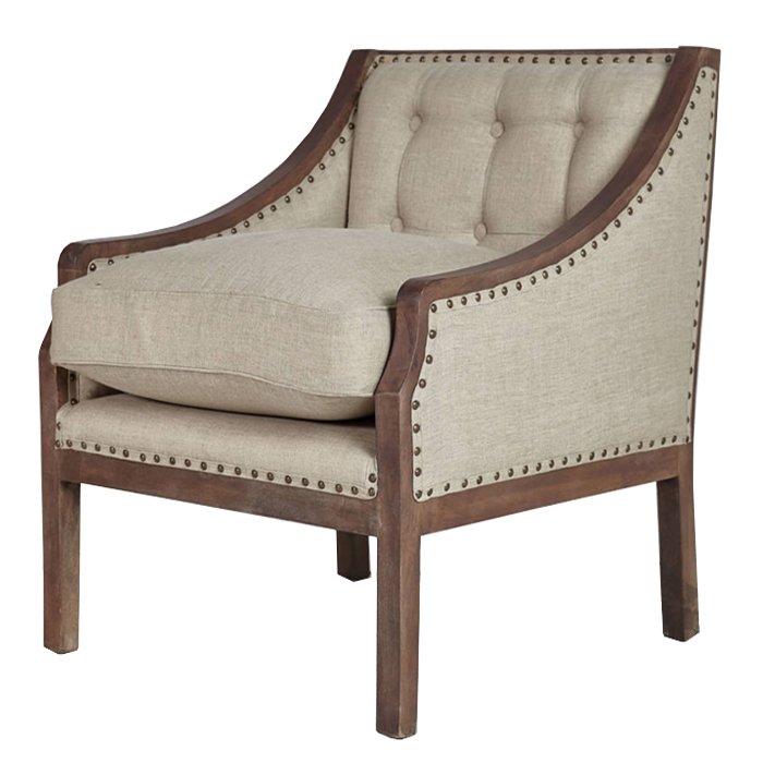 Кресло Shelter Arm Chair Бежевый Кресло Shelter Arm Chair Бежевый в Твери | Loft Concept