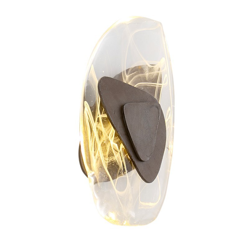 Бра Transparent Pebbles Sconces Темная бронза Прозрачный Бра Transparent Pebbles Sconces Темная бронза Прозрачный в Твери | Loft Concept